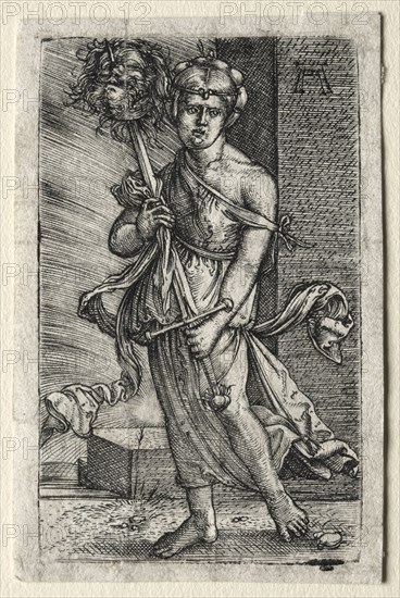 Judith, 1520-1526. Albrecht Altdorfer (German, c. 1480-1538). Engraving