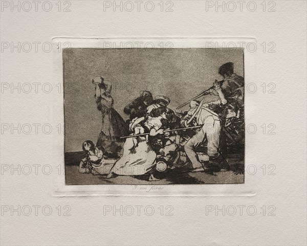 The Horrors of War:  And They are Like Wild Beasts. Francisco de Goya (Spanish, 1746-1828). Etching and aquatint