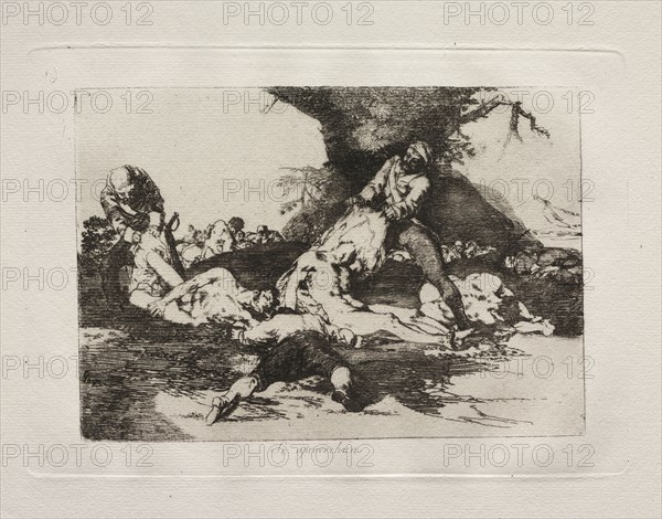 The Horrors of War: They Make Use of Them. Francisco de Goya (Spanish, 1746-1828). Etching
