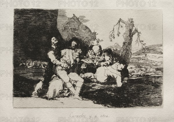 The Horrors of War: Get them Well and On to the Next. Francisco de Goya (Spanish, 1746-1828). Etching