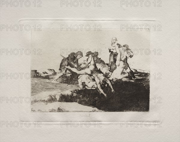 The Horrors of War: Charity, 1810. Francisco de Goya (Spanish, 1746-1828). Etching