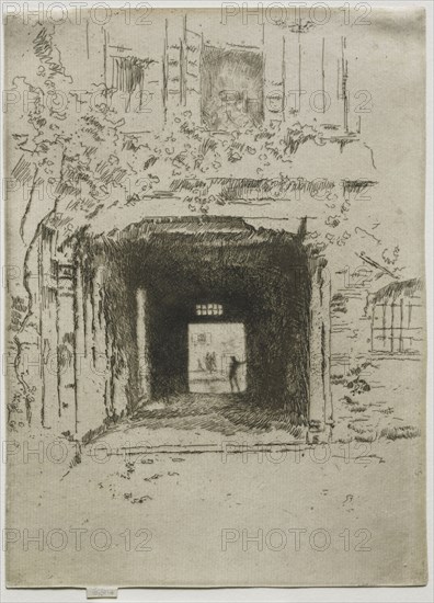 Doorway and Vine, 1886. James McNeill Whistler (American, 1834-1903). Etching