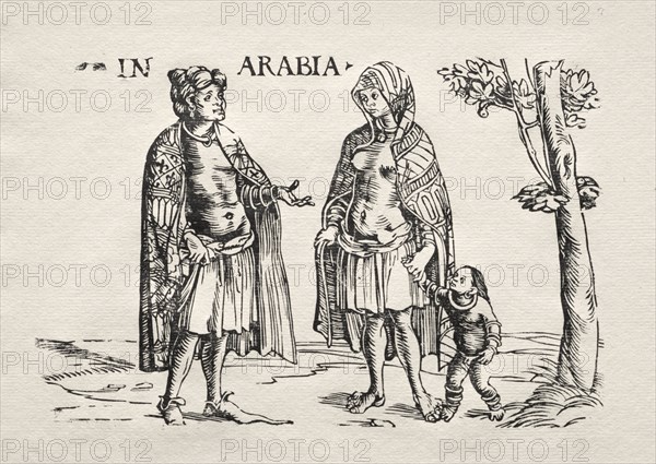 Natives of Arabia and the Indies. Hans Burgkmair (German, 1473-1531). Woodcut