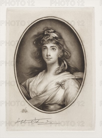 Miranda (Mrs. Michael Angelo Taylor), 19th-20th century. Samuel Arlent-Edwards (American, 1862-1938). Mezzotint