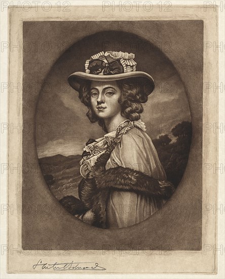 Mrs. Davenport, 19th-20th Century. Samuel Arlent-Edwards (American, 1862-1938). Mezzotint