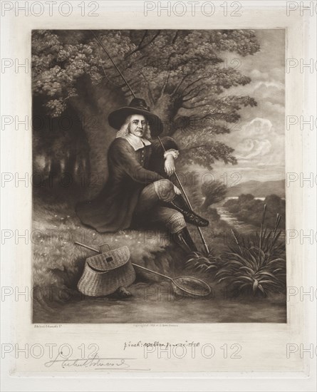 Izaak Walton, 1898. Samuel Arlent-Edwards (American, 1862-1938). Mezzotint