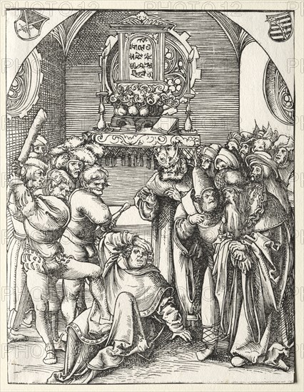 Martyrdom of St. Judas Thaddeus. Lucas Cranach (German, 1472-1553). Woodcut