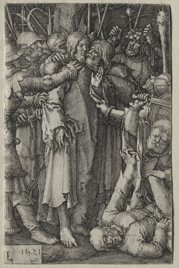 The Passion: The Capture of Jesus, 1521. Lucas van Leyden (Dutch, 1494-1533). Engraving