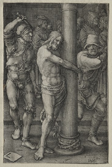 The Passion: The Flagellation, 1521. Lucas van Leyden (Dutch, 1494-1533). Engraving