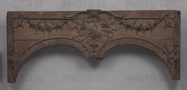 Panel, 1715-1723. France, Regency Period, 18th Century. Wood; overall: 78.1 x 190.5 cm (30 3/4 x 75 in.).