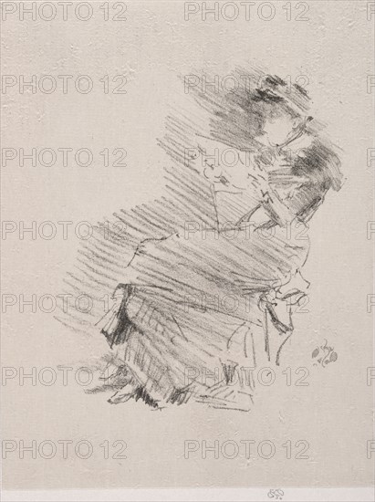 Reading, 1879. James McNeill Whistler (American, 1834-1903). Lithograph