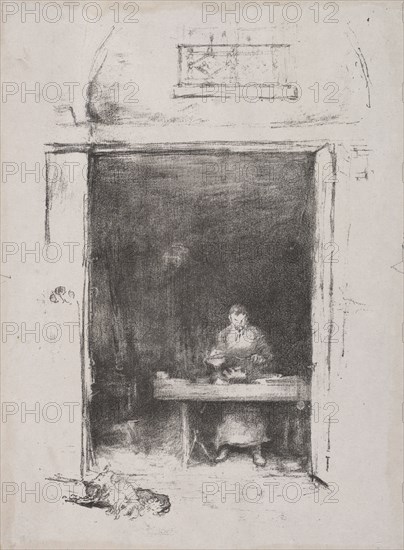 The Smith:  Passage du Dragon, 1894. James McNeill Whistler (American, 1834-1903). Lithograph