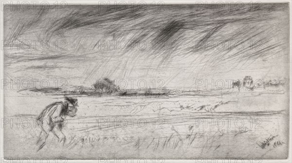 The Storm, 1861. James McNeill Whistler (American, 1834-1903). Drypoint