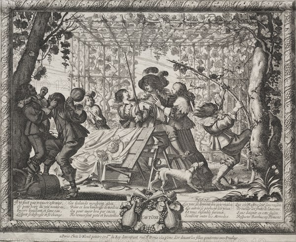 The Four Seasons: Autumn, 1635. Abraham Bosse (French, 1602-1676). Engraving and etching