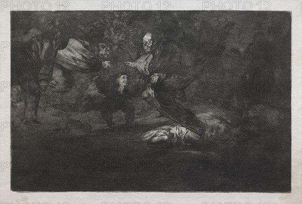 God Creates Them and They Join Up Together. Francisco de Goya (Spanish, 1746-1828). Etching and aquatint