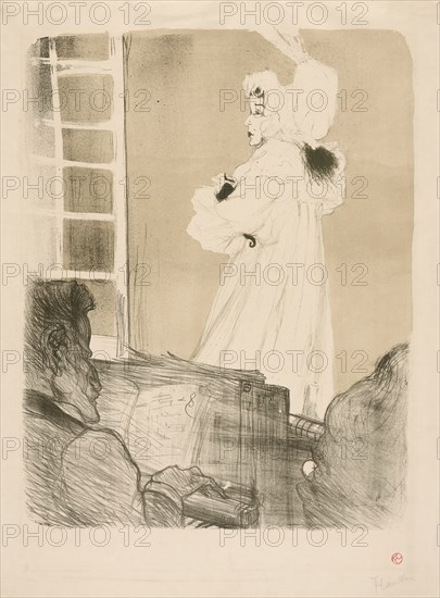 Miss May Belfort, 1895. Henri de Toulouse-Lautrec (French, 1864-1901). Lithograph