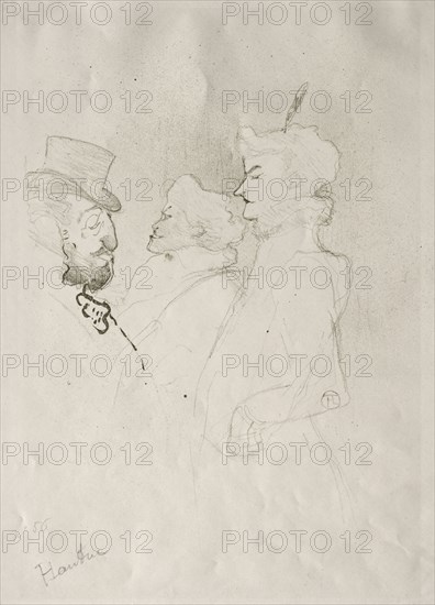 Why Not?  Once Does Not Constitute a Habit, 1893. Henri de Toulouse-Lautrec (French, 1864-1901). Lithograph