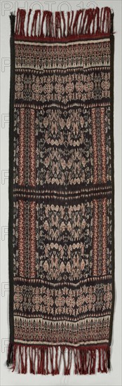 Man's Wearing Cloth, late 1800s - early 1900s. Indonesia, Roti ?, late 19th - early 20th century. Tabby weave, warp ikat; cotton; overall: 217.1 x 69.2 cm (85 1/2 x 27 1/4 in.)