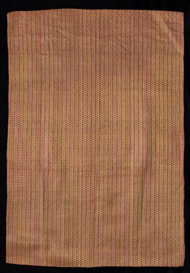 Fragment, 1700s or 1800s. India, Surat, 18th or 19th century. Cotton and silk; overall: 57.2 x 38.1 cm (22 1/2 x 15 in.)