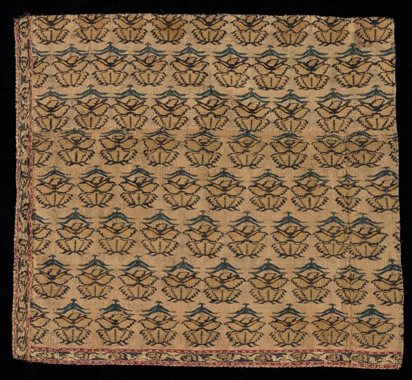Corner Fragment of a Shawl, late 1700s. India, Kashmir, late 18th century. Tapestry twill; overall: 24.1 x 27.3 cm (9 1/2 x 10 3/4 in.)