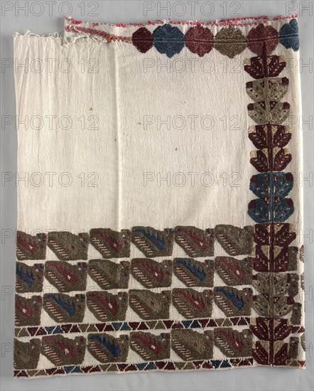 Sleeve, 1700s. Greece, Dodecanese Islands, 18th century. Embroidery: silk on cotton tabby ground; overall: 51.5 x 27.3 cm (20 1/4 x 10 3/4 in.)