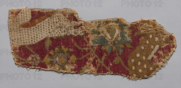 Fragment of a Carpet, 16th century (?). India ? Iran ? Herat ?, 16th century (?). Silk; average: 33 x 12.1 cm (13 x 4 3/4 in.)