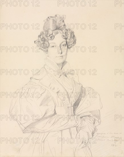 Madame Désiré Raoul-Rochette, 1830. Jean-Auguste-Dominique Ingres (French, 1780-1867). Graphite; sheet: 32.1 x 24 cm (12 5/8 x 9 7/16 in.).