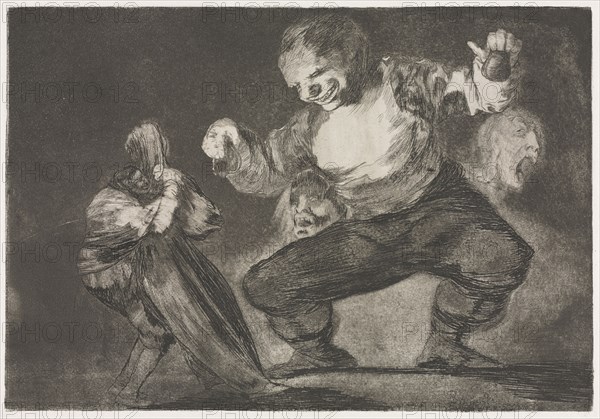 The Proverbs: Simpleton, 1864. Francisco de Goya (Spanish, 1746-1828). Etching and aquatint