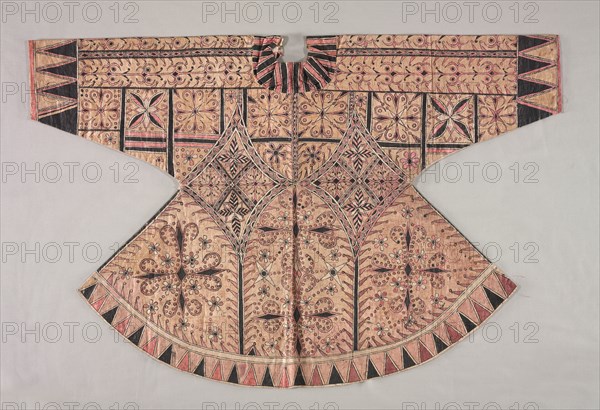 Jacket and Skirt, 19th century. Indonesia, Sulawesi (Celebes), 19th century. Tapa cloth ; overall: 64.8 x 97.2 cm (25 1/2 x 38 1/4 in.)