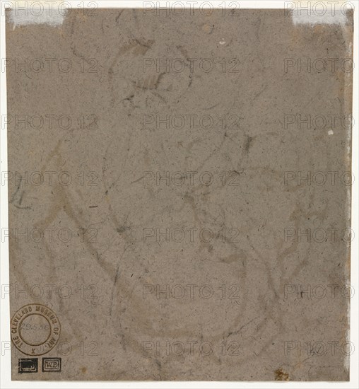 Sketch (verso), 1500s. Italy, 16th century. Brush and black wash; sheet: 15.7 x 14.8 cm (6 3/16 x 5 13/16 in.).