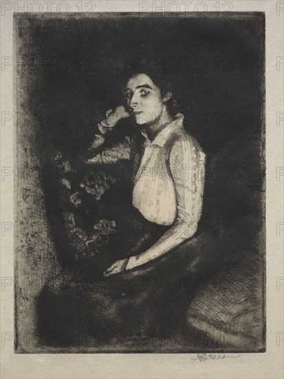 Le Biarotte, 1901. Albert Besnard (French, 1849-1934). Etching and aquatint; sheet: 48 x 34.8 cm (18 7/8 x 13 11/16 in.); plate: 27.2 x 20.2 cm (10 11/16 x 7 15/16 in.).