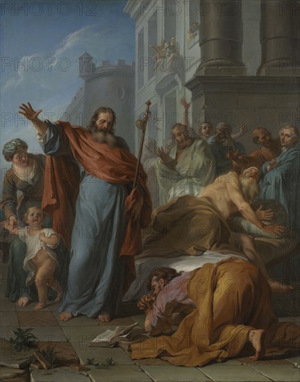 The Miracles of Saint James the Greater, 1726. Noël Nicolas Coypel (French, 1690-1734). Oil on canvas; framed: 129.5 x 107.5 x 10.5 cm (51 x 42 5/16 x 4 1/8 in.); unframed: 102 x 80.7 cm (40 3/16 x 31 3/4 in.).