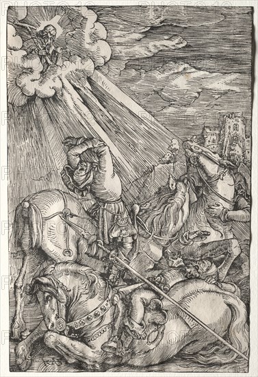 The Conversion of St. Paul. Hans Baldung (German, 1484/85-1545). Woodcut