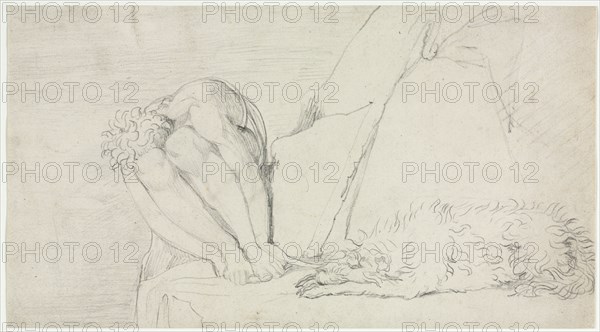 The Thought of Death alone, the Fear Destroys, c. 1795. William Blake (British, 1757-1827). Pencil; sheet: 17 x 30.8 cm (6 11/16 x 12 1/8 in.).