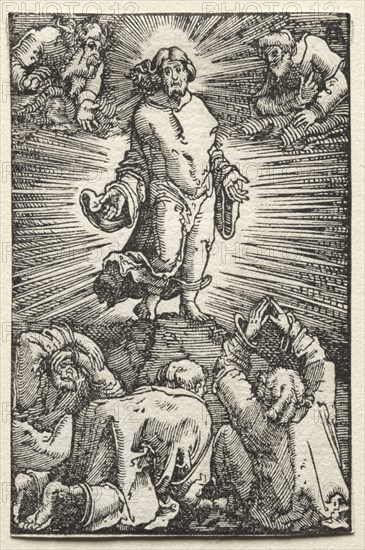 The Fall and Redemption of Man: The Transfiguration, c. 1515. Albrecht Altdorfer (German, c. 1480-1538). Woodcut