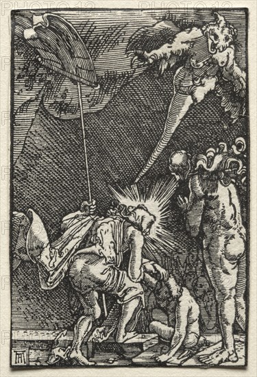 The Fall and Redemption of Man: Descent into Hell, c. 1515. Albrecht Altdorfer (German, c. 1480-1538). Woodcut
