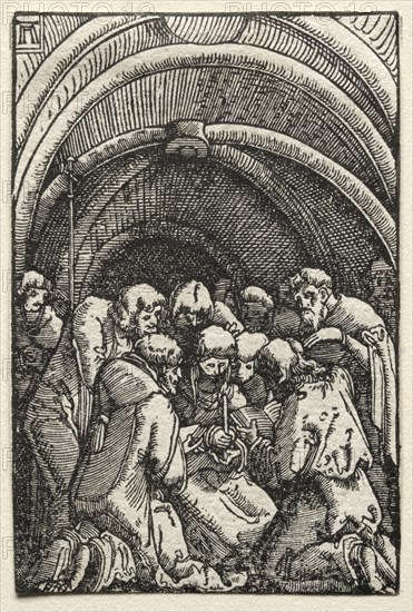 The Fall and Redemption of Man:  The Death of the Virgin, c. 1515. Albrecht Altdorfer (German, c. 1480-1538). Woodcut