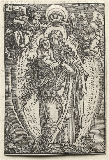 The Fall and Redemption of Man:  The Virgin as Queen of Heaven, c. 1515. Albrecht Altdorfer (German, c. 1480-1538). Woodcut