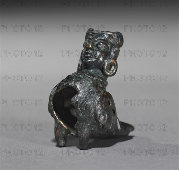 Harpy, 1000s-1100s. Iran, Seljuk Period, 11th-12th Century. Bronze; overall: 6.5 cm (2 9/16 in.).