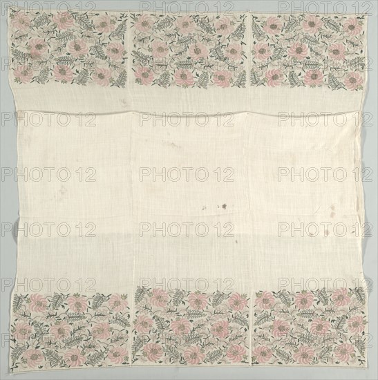 Embroidered Bed Spread, 18th century. Turkey, 18th century. Embroidery: silk on linen tabby ground; overall: 269.3 x 153.7 cm (106 x 60 1/2 in.)