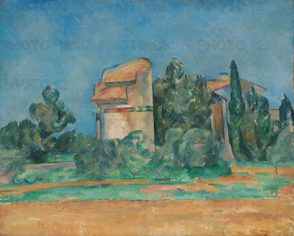 The Pigeon Tower at Bellevue, 1890. Paul Cézanne (French, 1839-1906). Oil on fabric; framed: 95.5 x 113 x 7 cm (37 5/8 x 44 1/2 x 2 3/4 in.); unframed: 65.6 x 81.5 cm (25 13/16 x 32 1/16 in.).