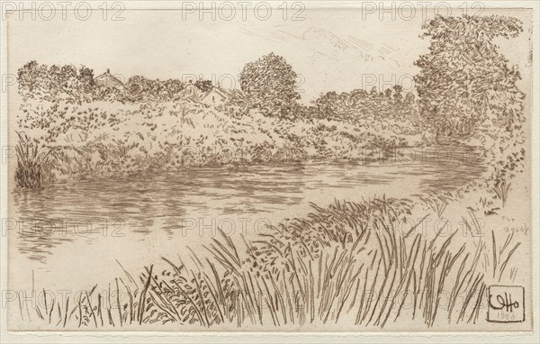 On the Bronx, 1906. Otto H. Bacher (American, 1856-1909). Etching