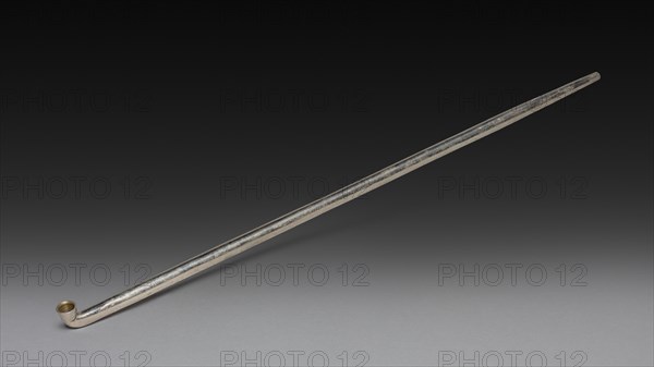 Tobacco Pipe, 1800s-1900s. Japan, 19th-20th century. Metal; overall: 40 cm (15 3/4 in.).