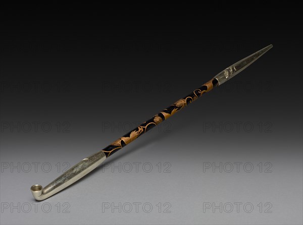 Tobacco Pipe, 19th century. Japan, Edo Period (1615-1868). Wood and metal; overall: 43.6 cm (17 3/16 in.).