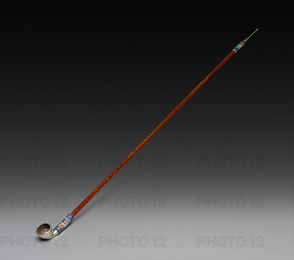 Tobacco Pipe, 18th-19th century. Japan, Edo Period (1615-1868). Wood and metal; overall: 69.8 cm (27 1/2 in.).