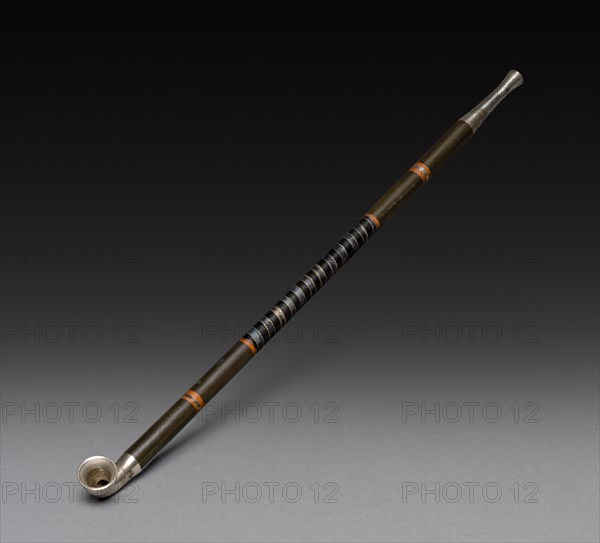 Tobacco Pipe, 18th-19th century. Japan, Edo Period (1615-1868). Metals; overall: 19.1 cm (7 1/2 in.).