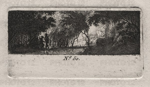 View of a Woods. Antoine de Marcenay de Ghuy (French, 1724-1811). Etching
