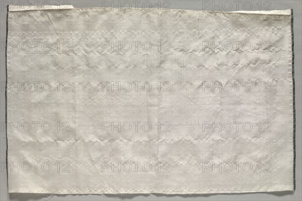 Fragment, 1600s. Iran, 17th century. Taffeta; silk; overall: 33 x 53.3 cm (13 x 21 in.)