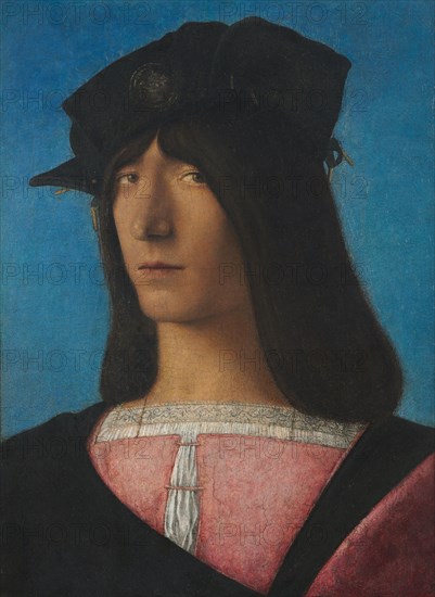 Portrait of a Man, c. 1510s. Bartolomeo Veneto (Italian, 1531). Oil on wood, transferred to wood; framed: 74.9 x 57.8 x 11.1 cm (29 1/2 x 22 3/4 x 4 3/8 in.); unframed: 39.4 x 29.2 cm (15 1/2 x 11 1/2 in.).