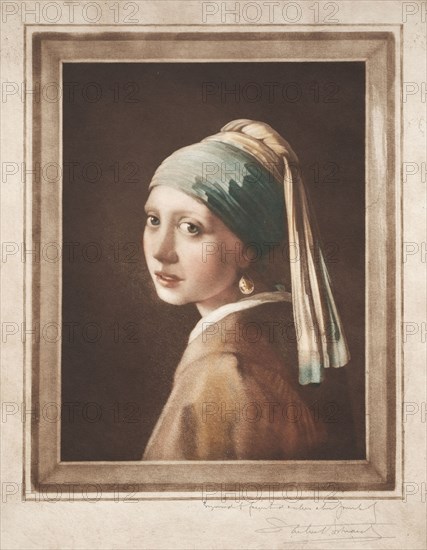 Dutch Maiden, 19th-20th century. Samuel Arlent-Edwards (American, 1862-1938). Mezzotint